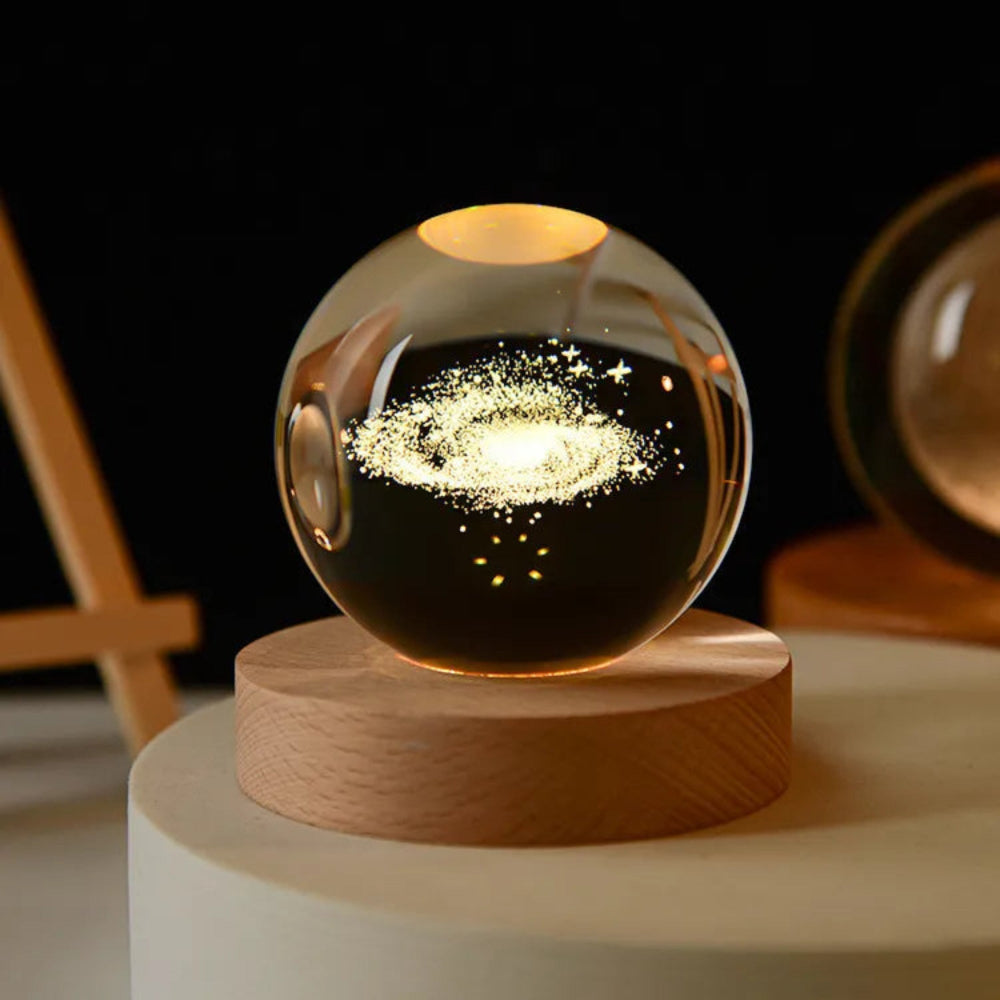 3D Engraved Universe Lamp with Soft Glow – Cosmic Decor for Relaxation and Meditation 0