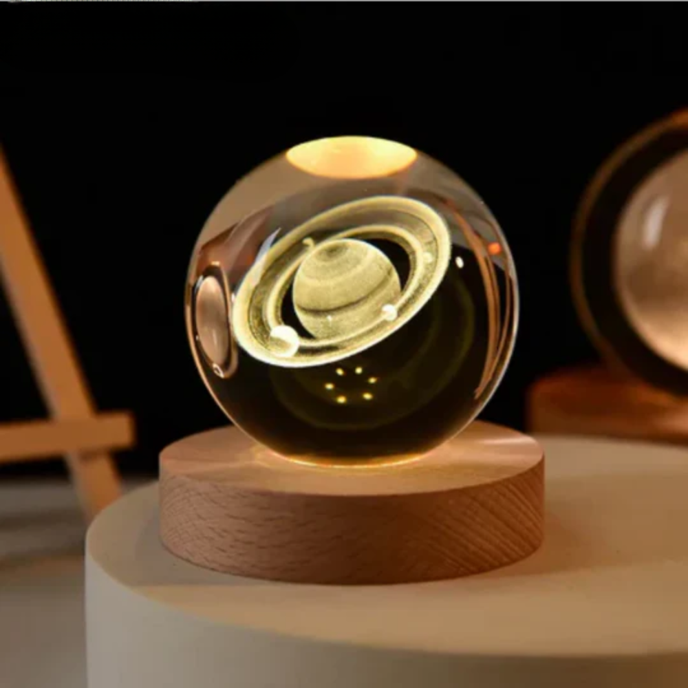 3D Engraved Universe Lamp with Soft Glow – Cosmic Decor for Relaxation and Meditation 1