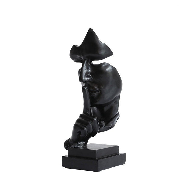 Abstract Face Statue Sculpture – Unique Artistic Decor for Home or Office 0