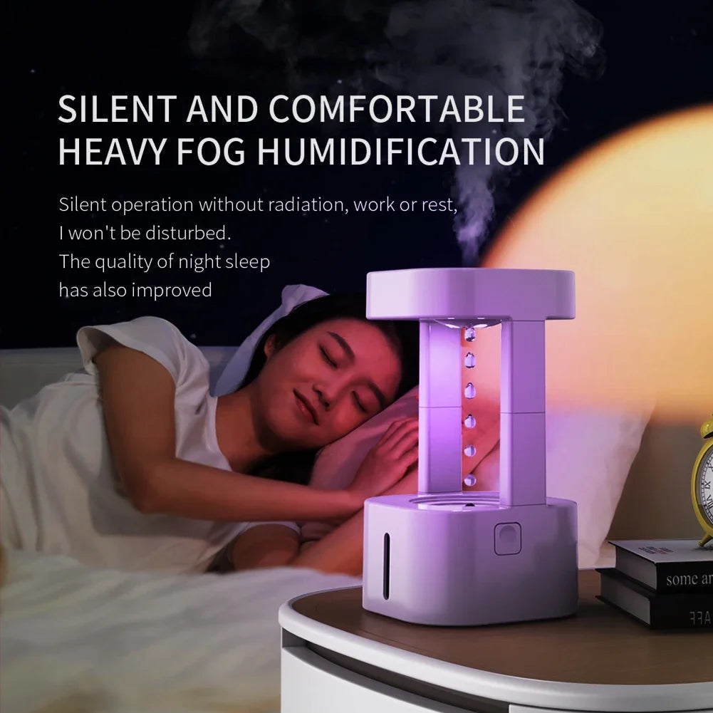Anti-Gravity Humidifier and Aroma Diffuser – Ideal for Bedroom or Home Spa 4