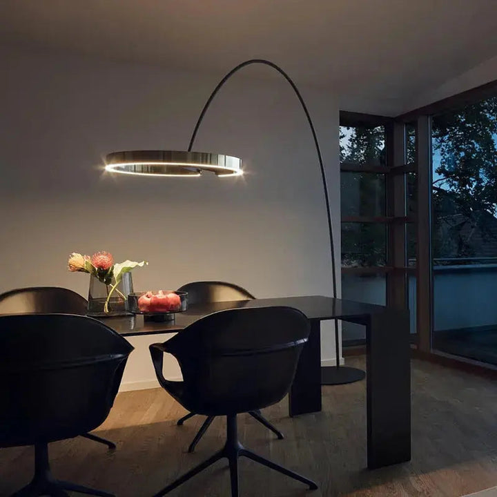 Arched Galaxy Floor Lamp with LED Lighting – Modern Design for Living Room Decor 2