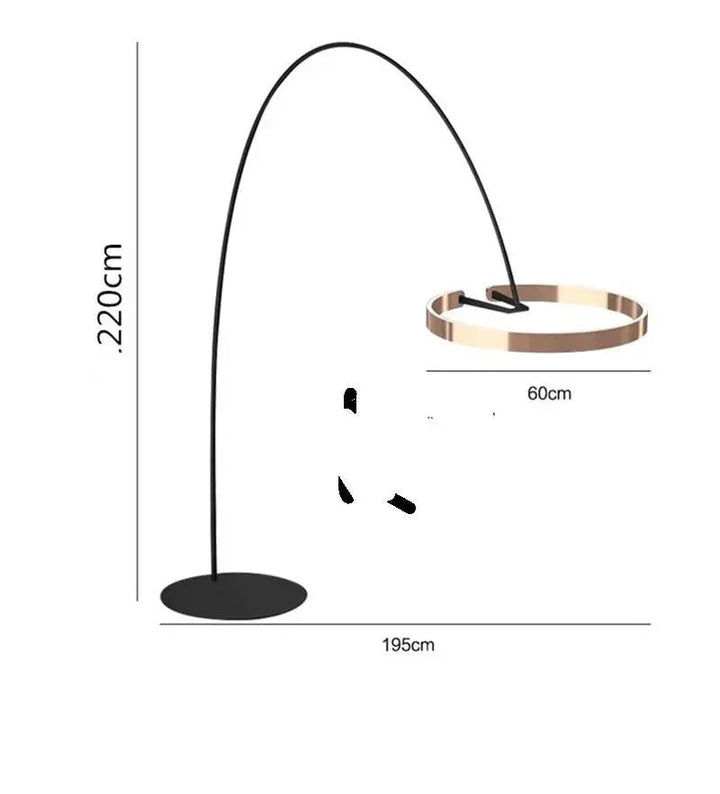 Arched Galaxy Floor Lamp with LED Lighting – Modern Design for Living Room Decor 7