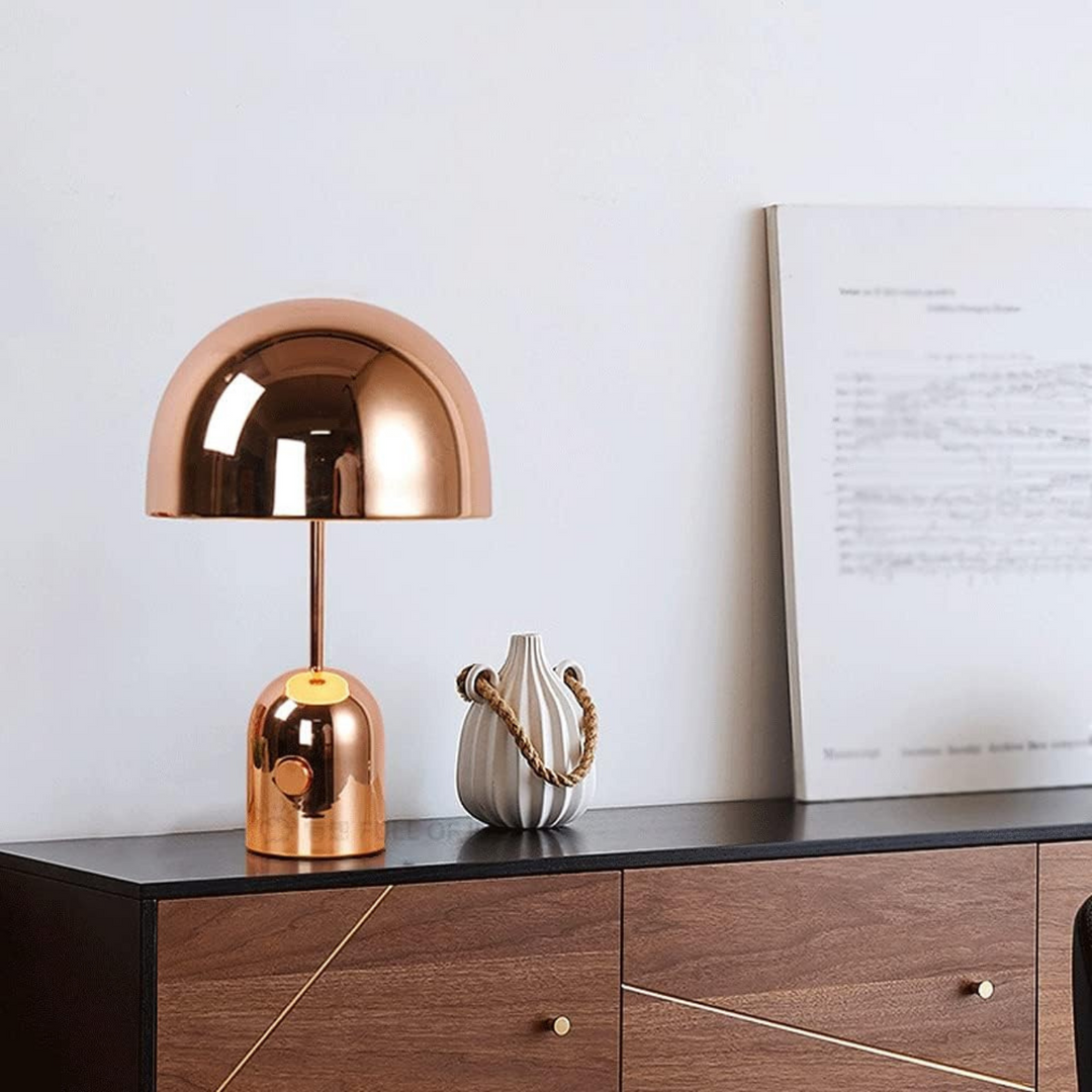 Architectural Dome Table Lamp with Soft Ambient Glow – Elegant Lighting for Living Room or Office 3