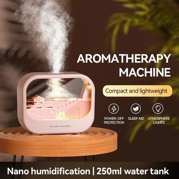 Aromatic Humidifier and Diffuser for Bedroom – Enhance Relaxation with LED Lighting 0