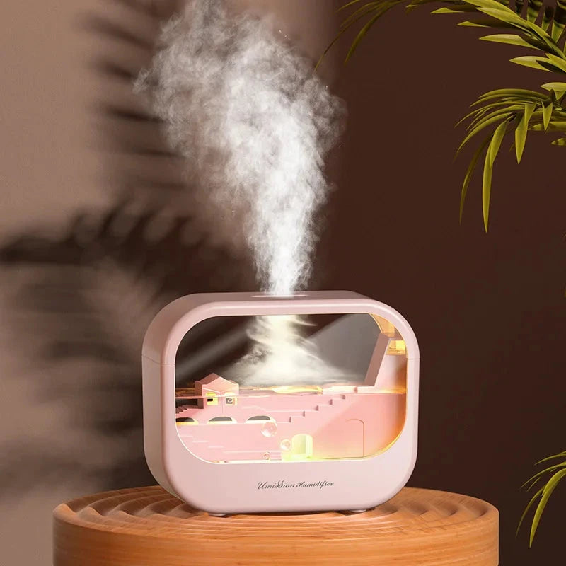 Aromatic Humidifier and Diffuser for Bedroom – Enhance Relaxation with LED Lighting 1