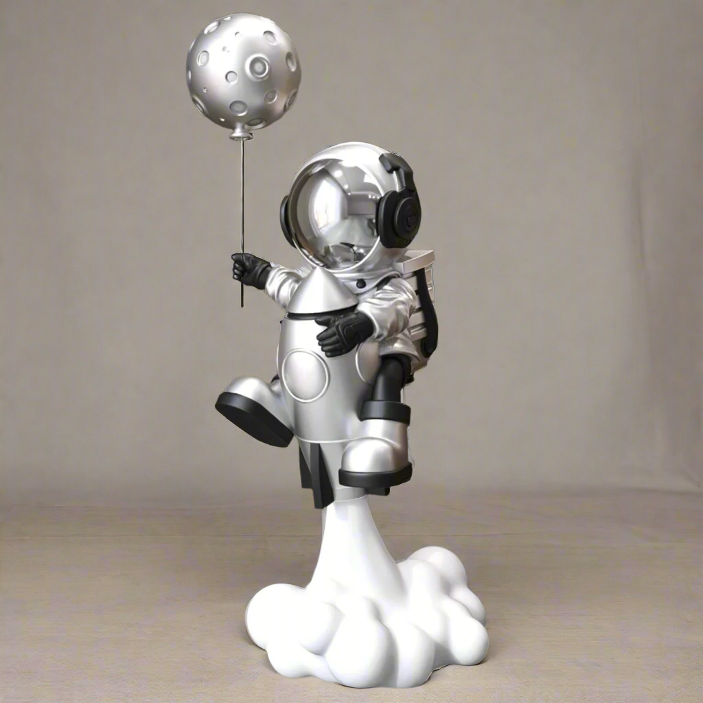 ArtZ® Astronaut Sculpture – Whimsical Space Decor for Home or Office 2