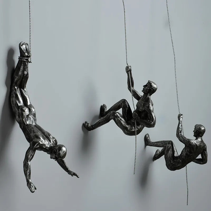ArtZ® I Will Get To The Top Sculptures Set – Unique Decor for Home or Office 1