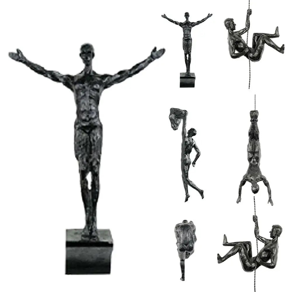 ArtZ® I Will Get To The Top Sculptures Set – Unique Decor for Home or Office 2