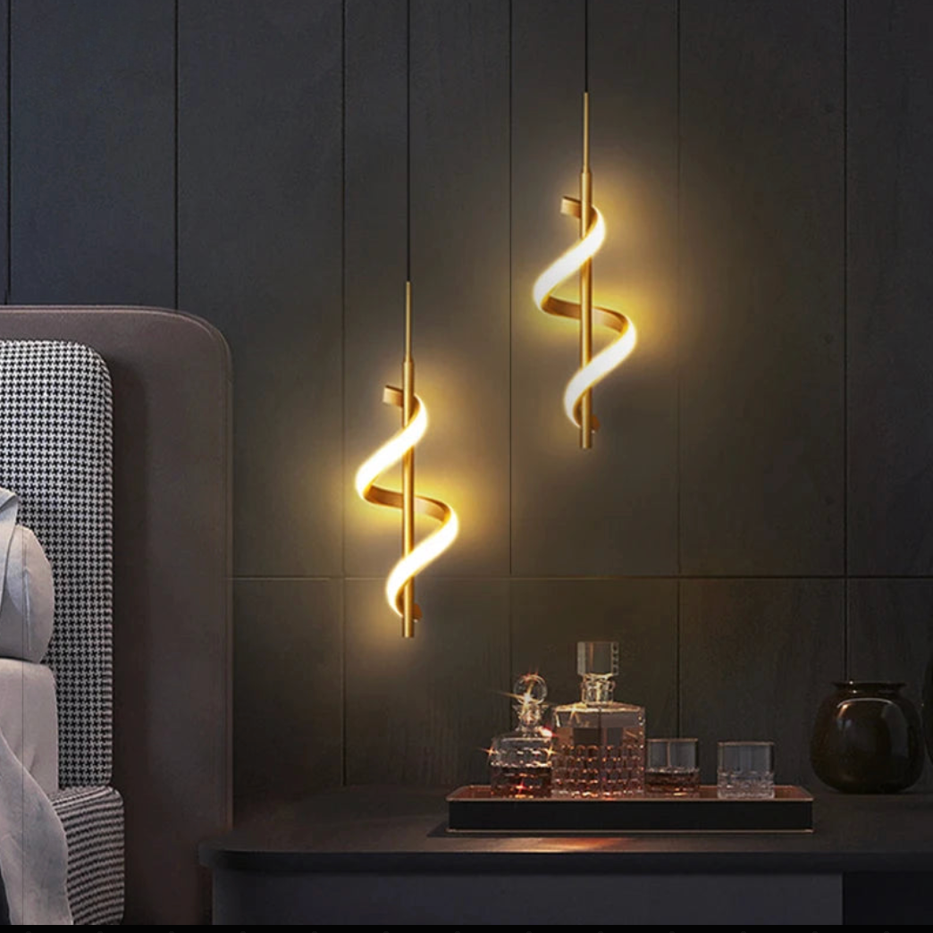 ArtZ® Luminicious LED Swirl Lamp – Unique Lighting for Home or Office 1