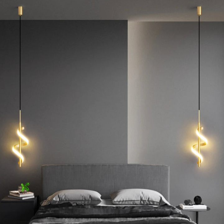 ArtZ® Luminicious LED Swirl Lamp – Unique Lighting for Home or Office 8