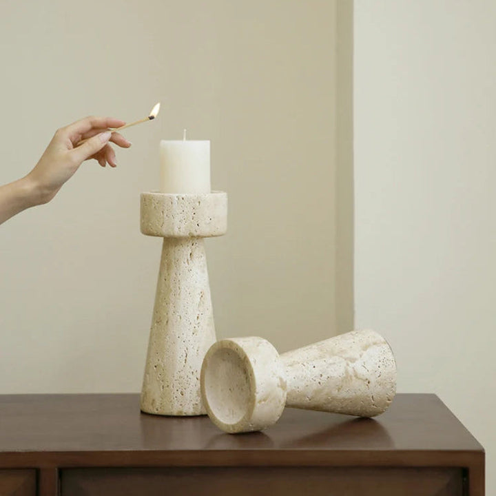 ArtZ® Soft Flame Candle Holder Set – Elegant Décor for Romantic Evenings or Special Events 4