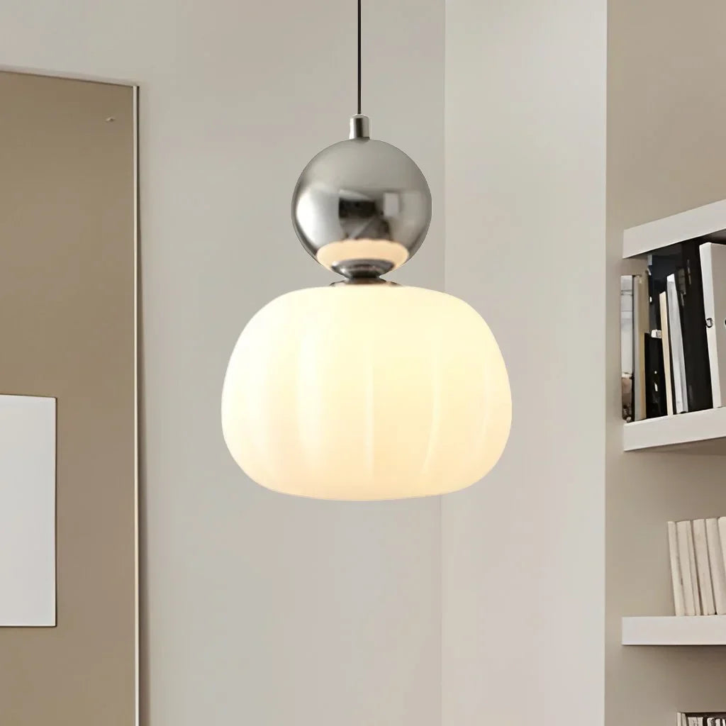Art Deco Pendant Light in Cream – Stylish Illumination for Dining Room or Living Space 11