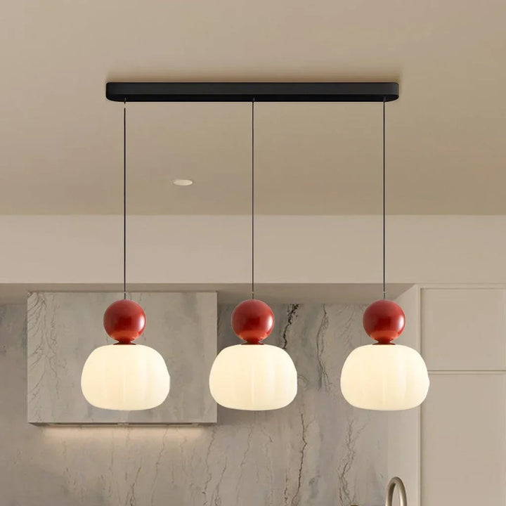 Art Deco Pendant Light in Cream – Stylish Illumination for Dining Room or Living Space 12