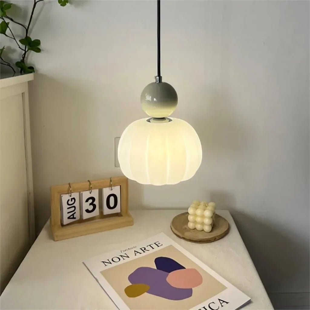 Art Deco Pendant Light in Cream – Stylish Illumination for Dining Room or Living Space 5