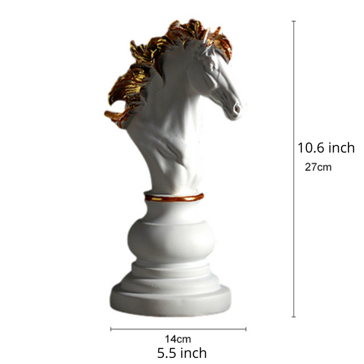 Artisan Chess Statue – Unique Home Decor for Art and Chess Lovers 11