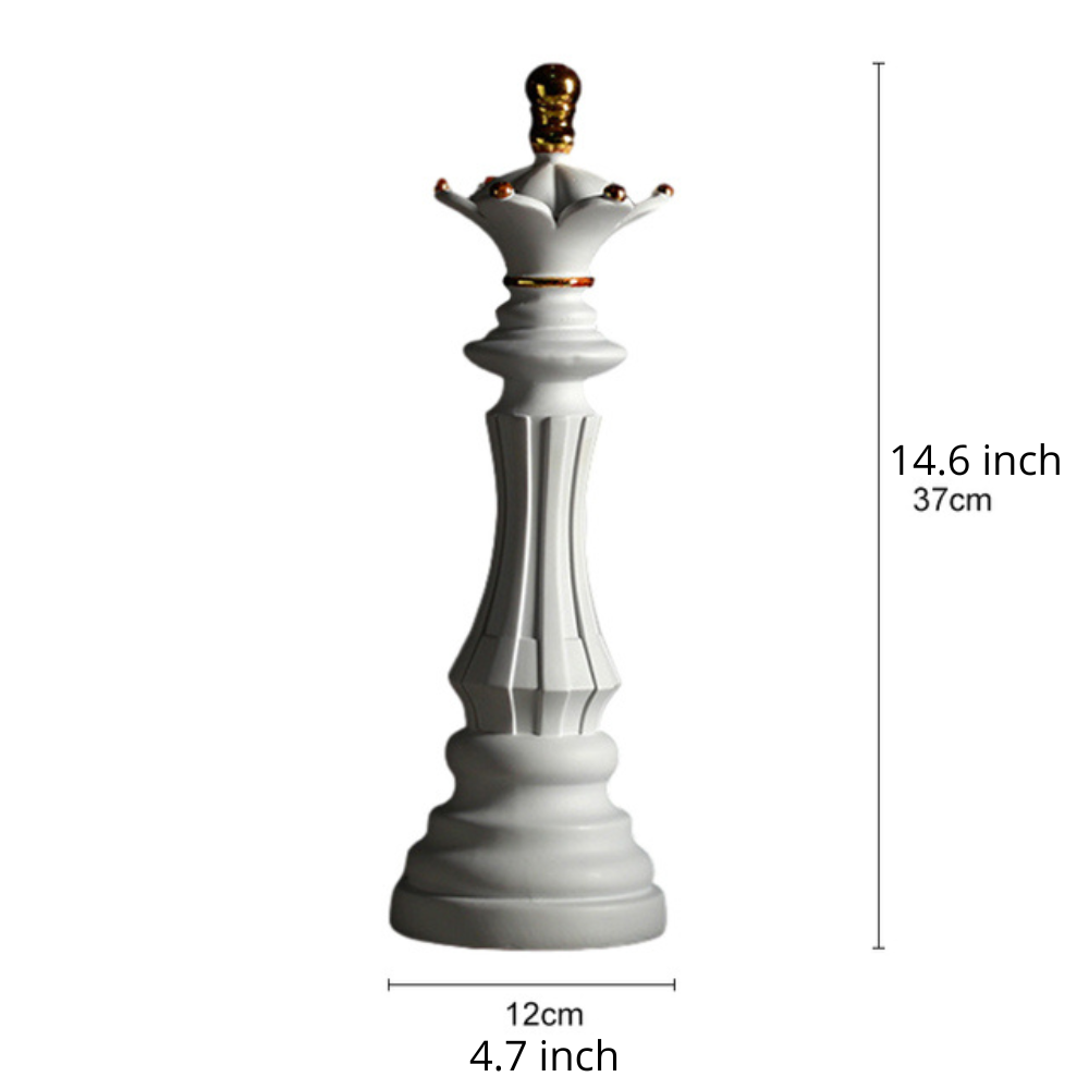 Artisan Chess Statue – Unique Home Decor for Art and Chess Lovers 12