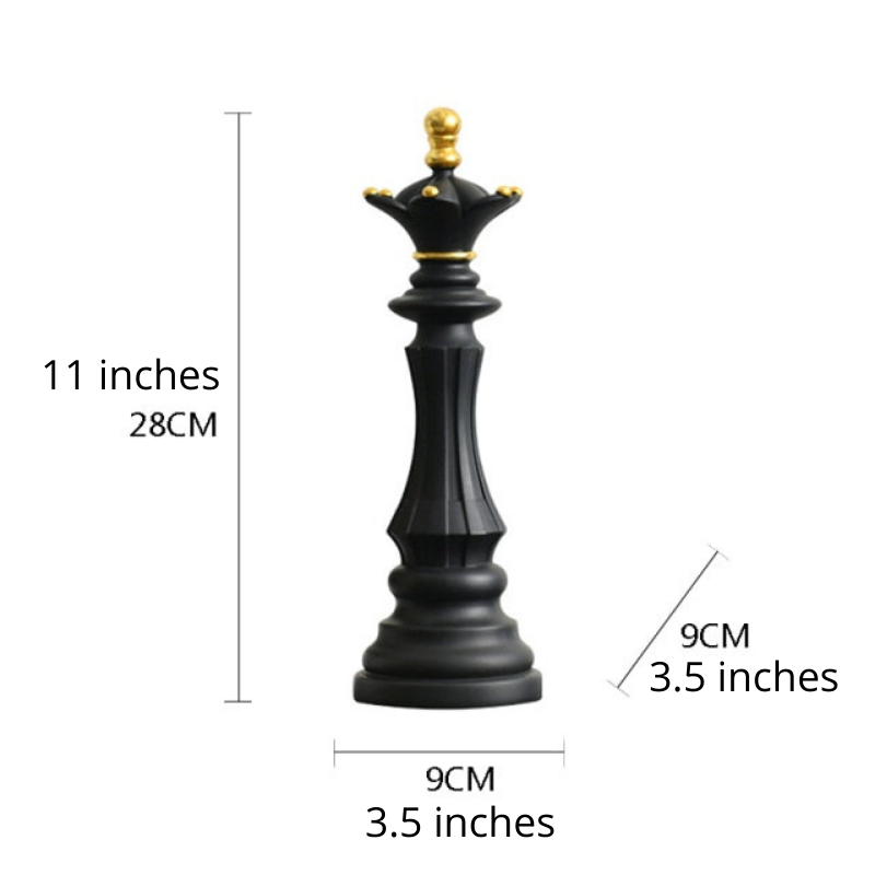 Artisan Chess Statue – Unique Home Decor for Art and Chess Lovers 3