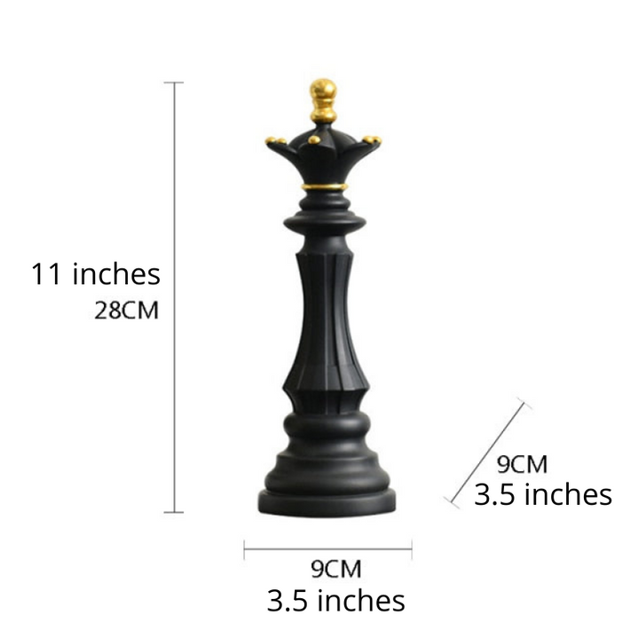 Artisan Chess Statue – Unique Home Decor for Art and Chess Lovers 3