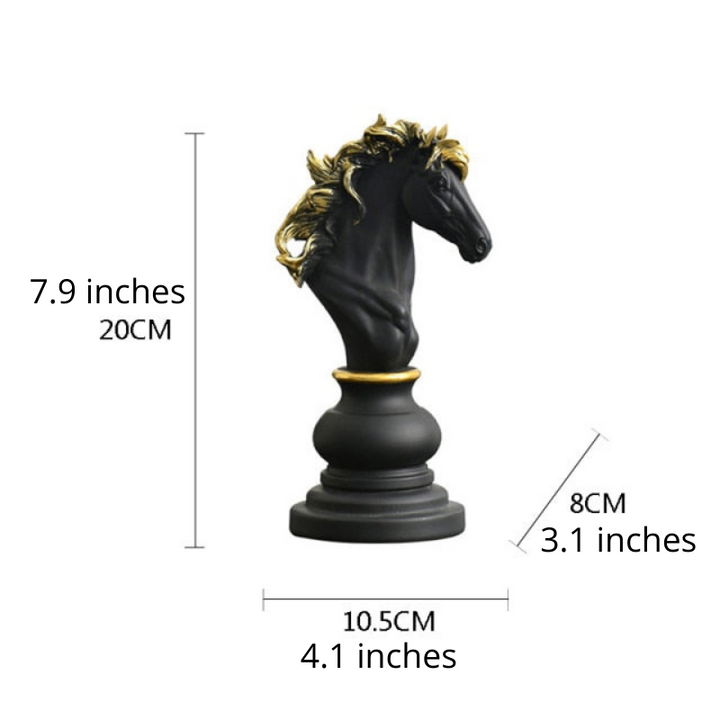 Artisan Chess Statue – Unique Home Decor for Art and Chess Lovers 4