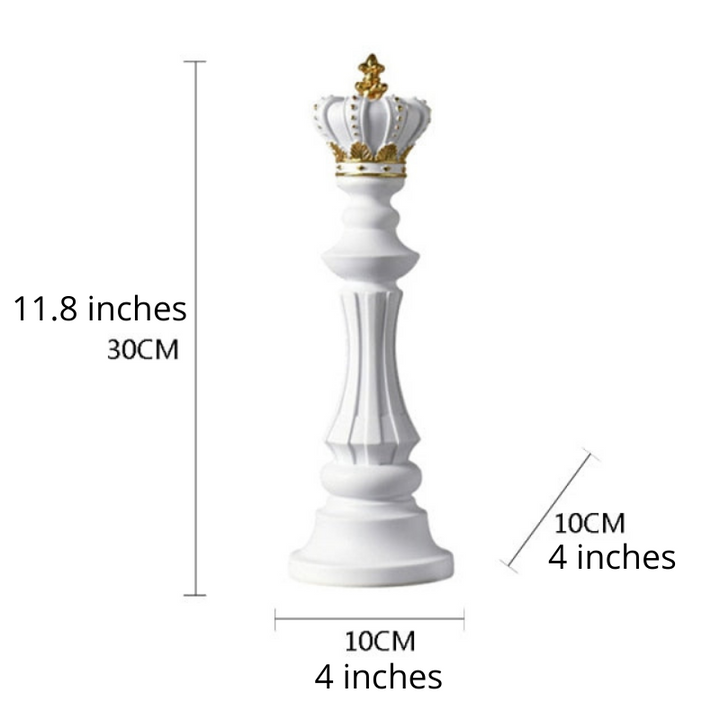 Artisan Chess Statue – Unique Home Decor for Art and Chess Lovers 5