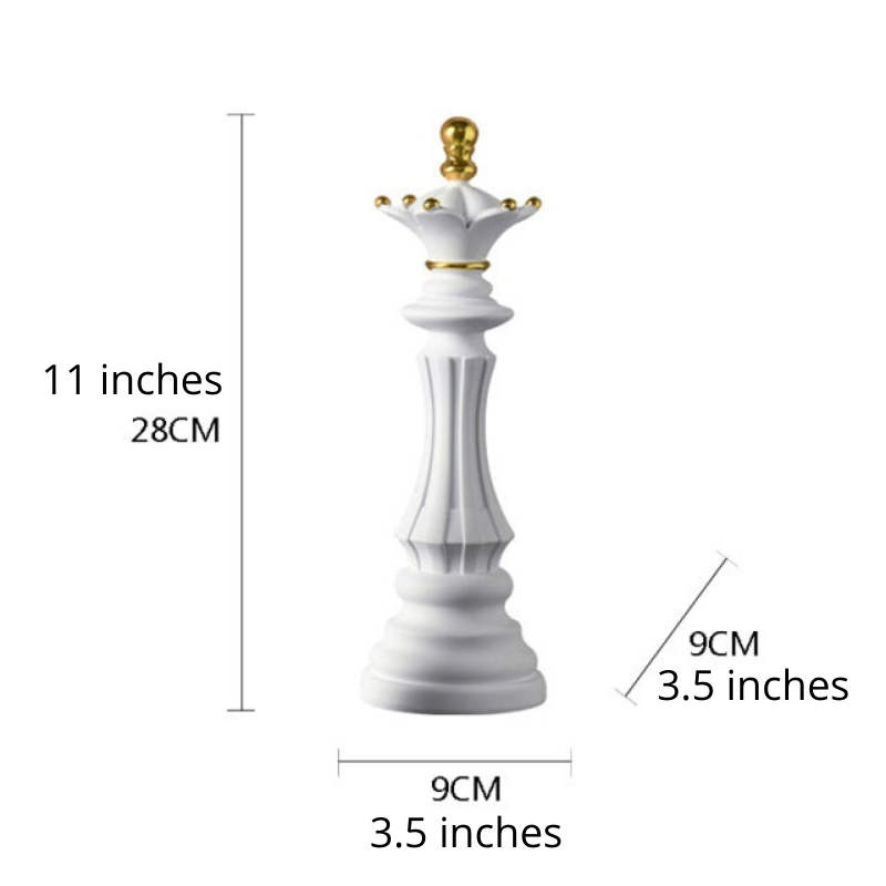 Artisan Chess Statue – Unique Home Decor for Art and Chess Lovers 6
