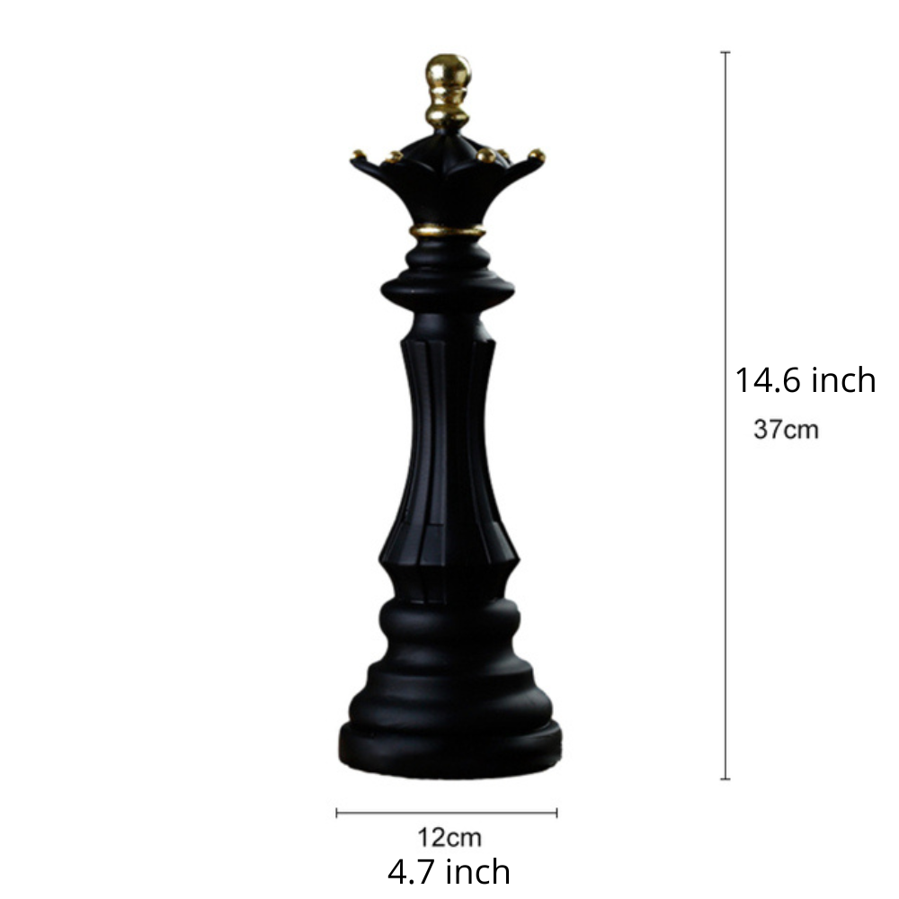 Artisan Chess Statue – Unique Home Decor for Art and Chess Lovers 9