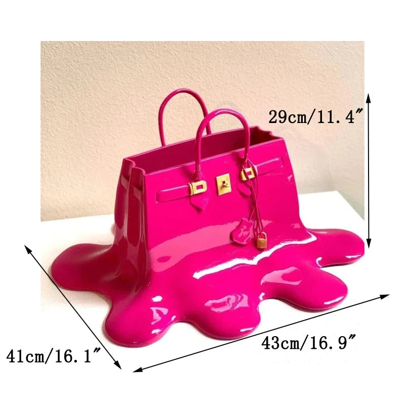 Bag Vase Sculpture – Unique Decorative Accent for Stylish Home Decor 5
