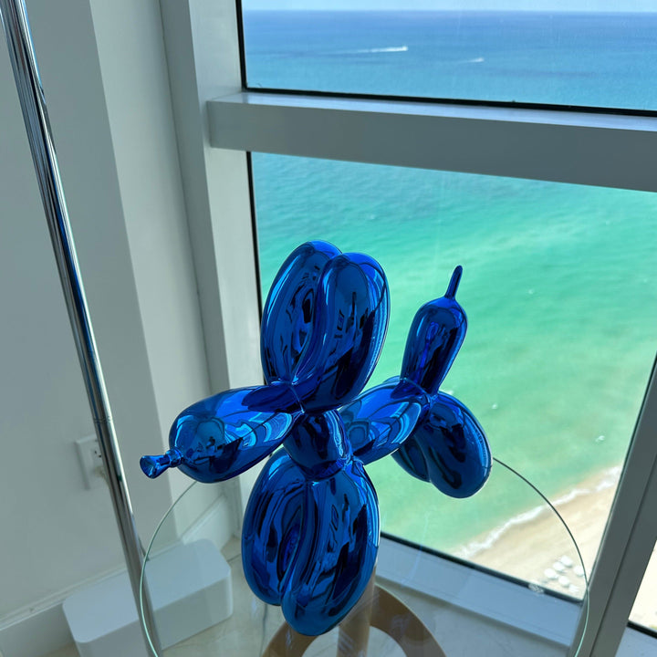 Balloon Dog Sculpture – Whimsical Resin Dog Statue for Home or Office Decor 0