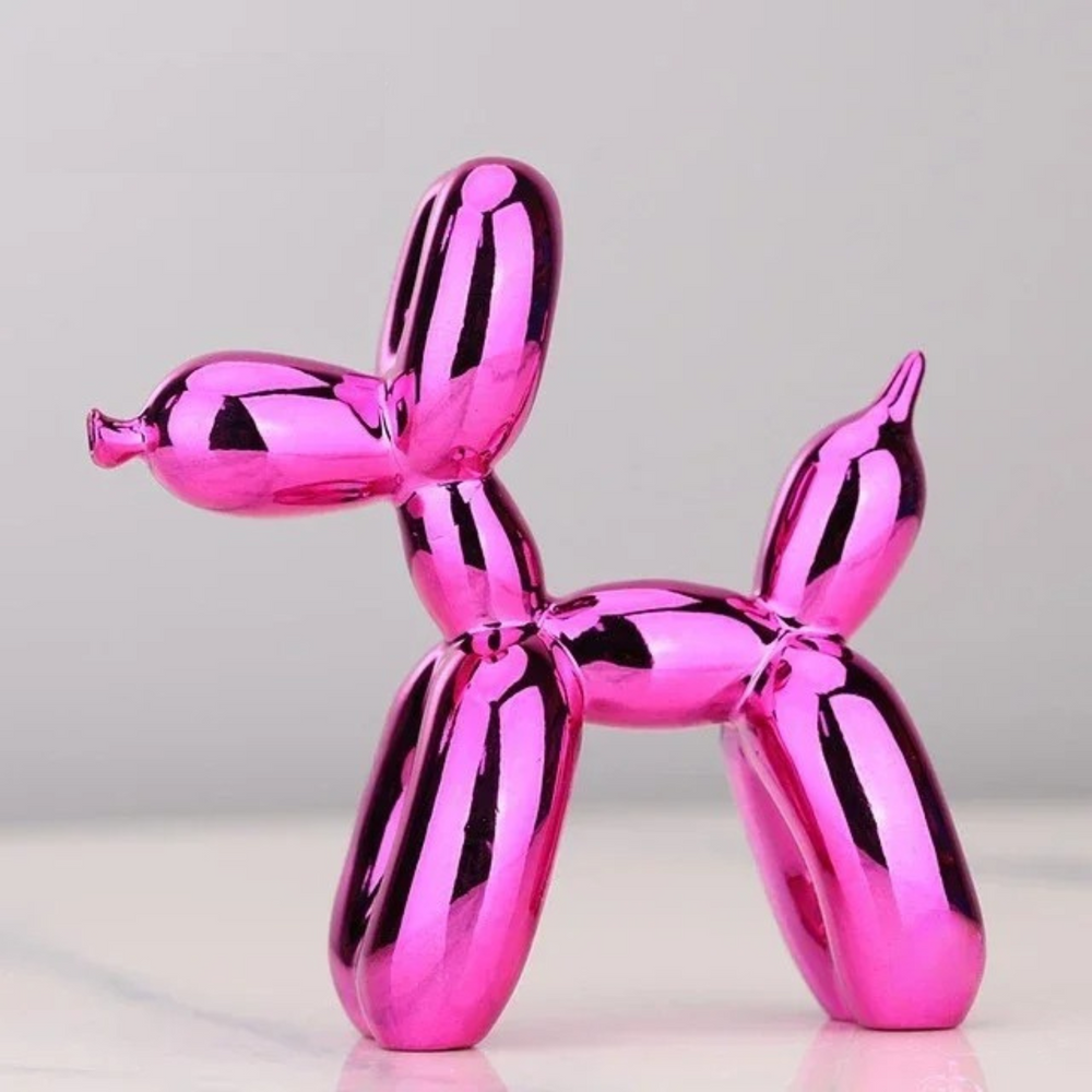 Balloon Dog Sculpture – Whimsical Resin Dog Statue for Home or Office Decor 2