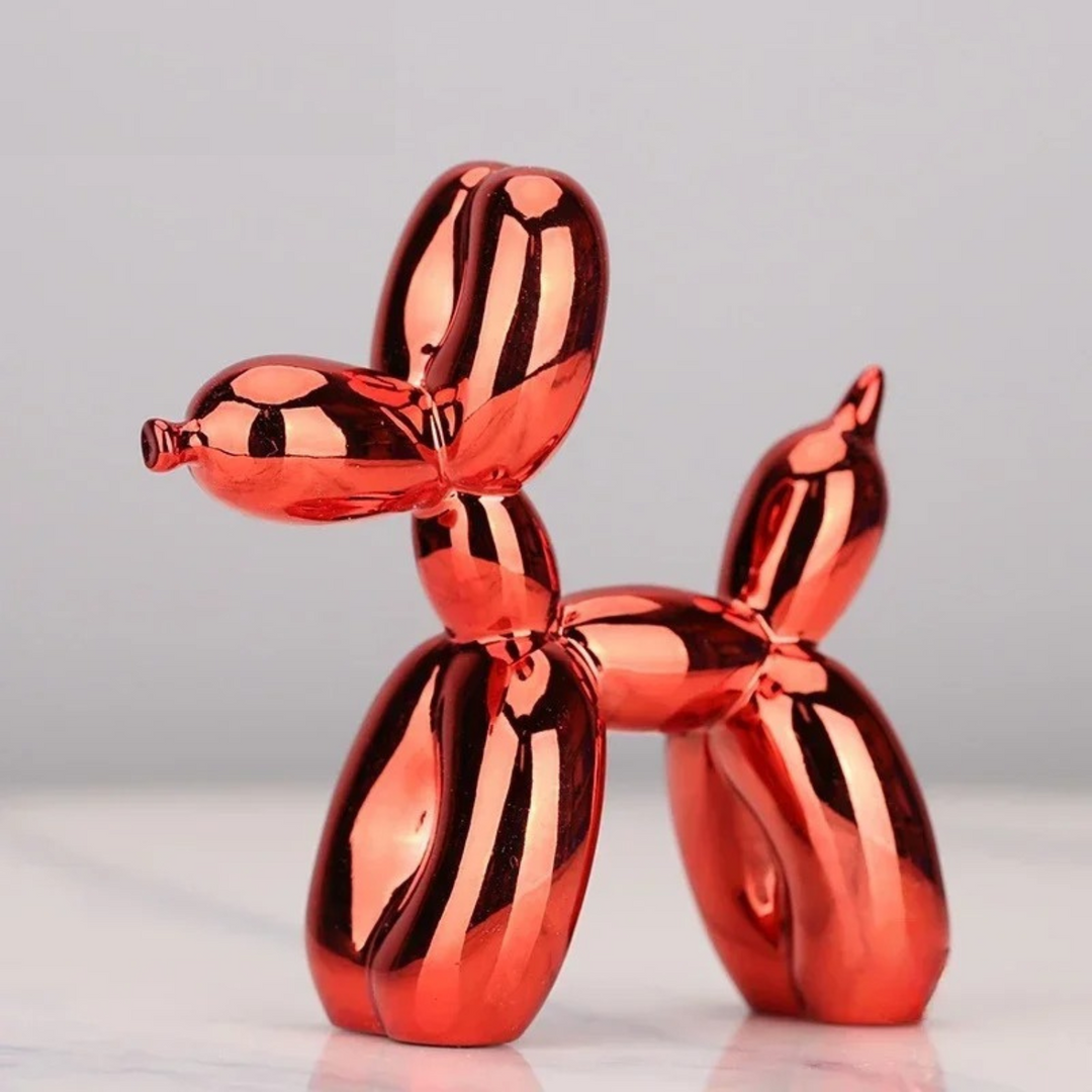 Balloon Dog Sculpture – Whimsical Resin Dog Statue for Home or Office Decor 3