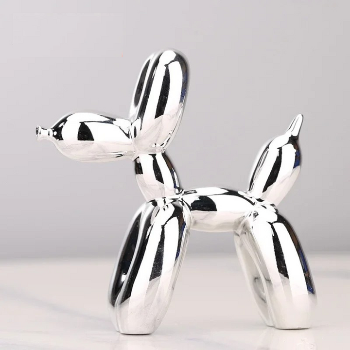 Balloon Dog Sculpture – Whimsical Resin Dog Statue for Home or Office Decor 5