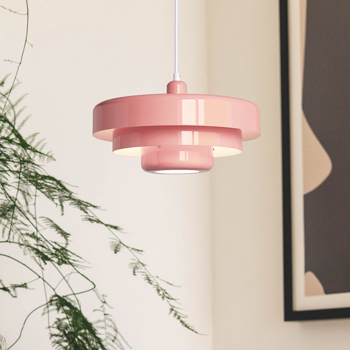 Bauhaus Black Pendant Light with Iron Shade – Stylish Kitchen Lighting for Dining Room or Office 3