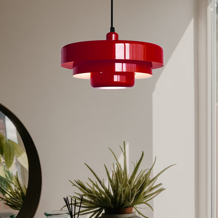 Bauhaus Black Pendant Light with Iron Shade – Stylish Kitchen Lighting for Dining Room or Office 4