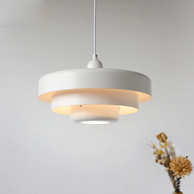 Bauhaus Black Pendant Light with Iron Shade – Stylish Kitchen Lighting for Dining Room or Office 7