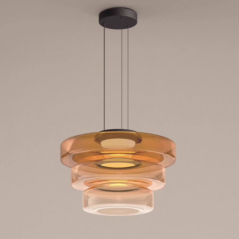 Bauhaus Glass Pendant Light – Stylish Ceiling Fixture for Kitchen or Living Room 1