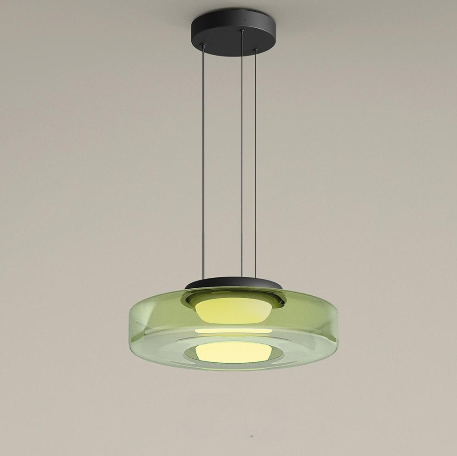 Bauhaus Glass Pendant Light – Stylish Ceiling Fixture for Kitchen or Living Room 10