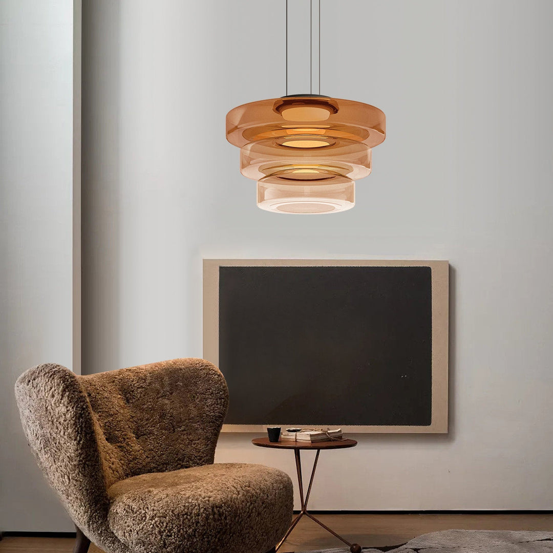 Bauhaus Glass Pendant Light – Stylish Ceiling Fixture for Kitchen or Living Room 2