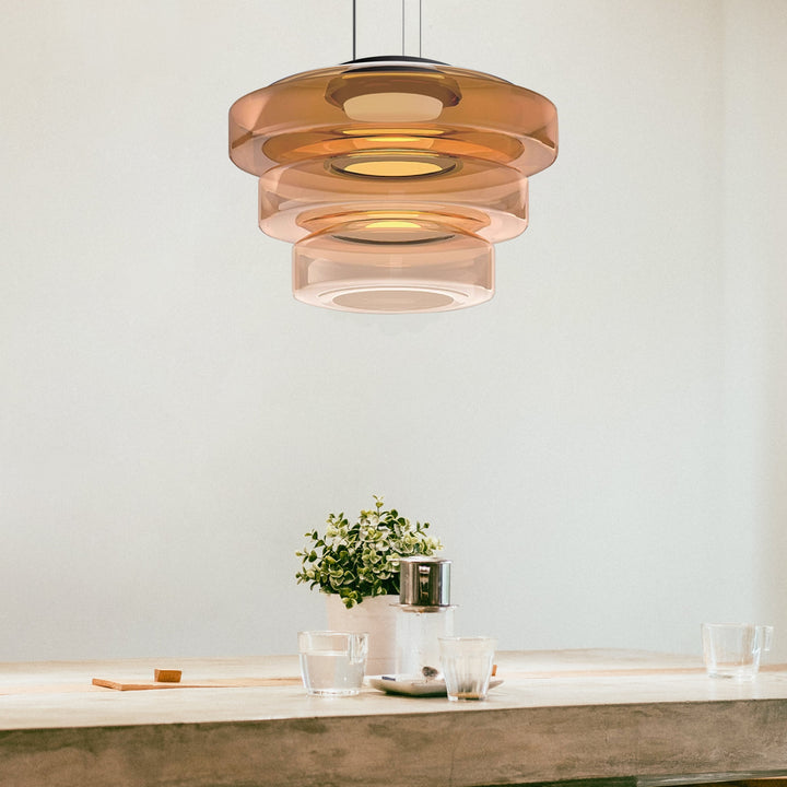 Bauhaus Glass Pendant Light – Stylish Ceiling Fixture for Kitchen or Living Room 4