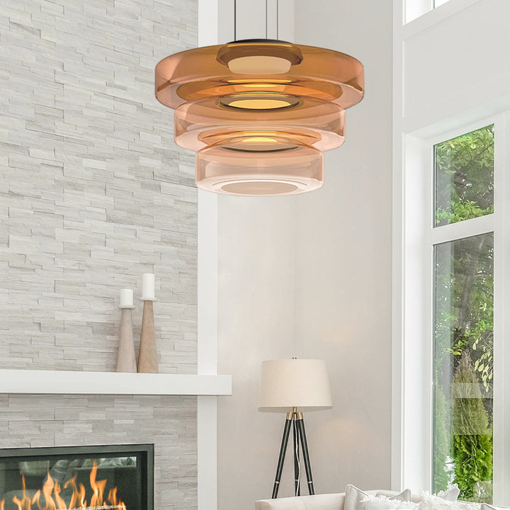 Bauhaus Glass Pendant Light – Stylish Ceiling Fixture for Kitchen or Living Room 5