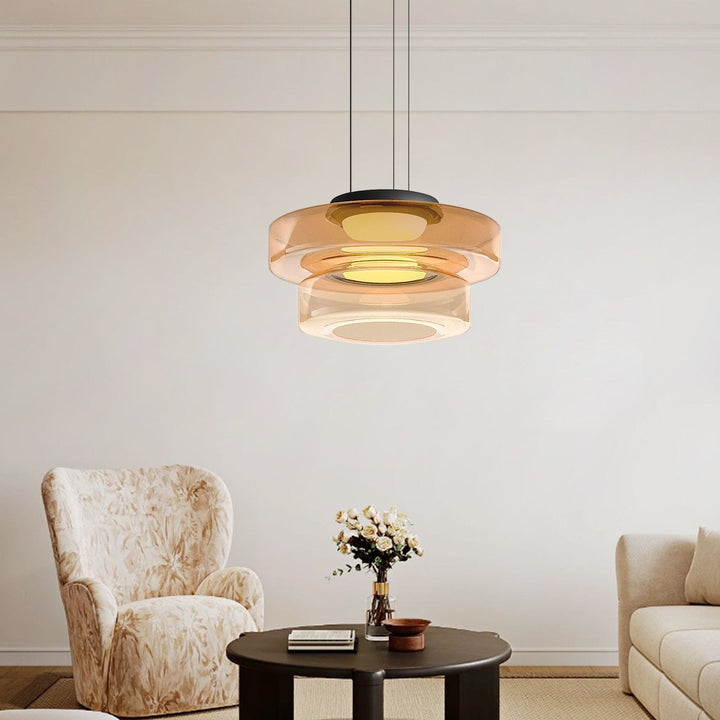 Bauhaus Glass Pendant Light – Stylish Ceiling Fixture for Kitchen or Living Room 8
