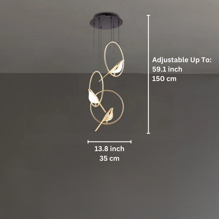 Black Chandelier Light with Artistic Design – Modern Lighting for Dining Room or Living Area 3