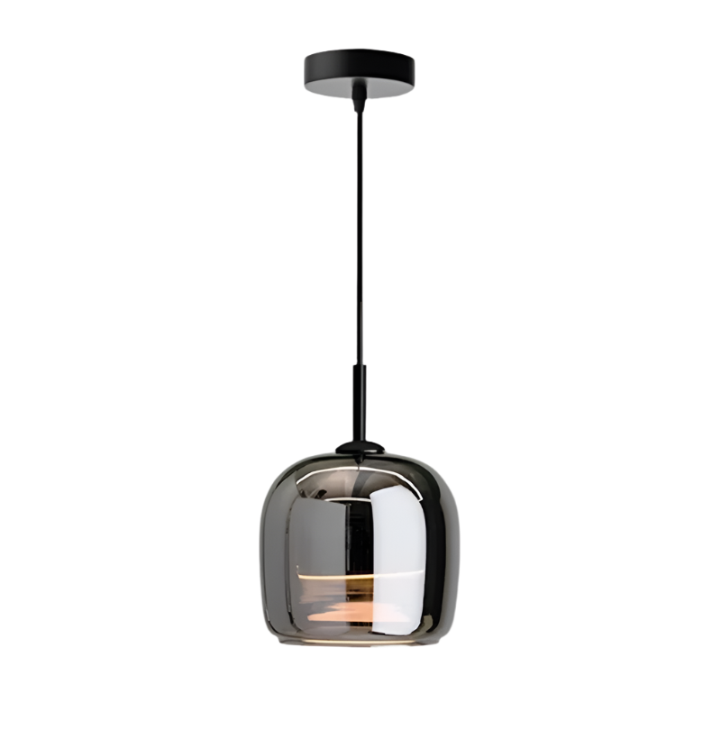 Black Glass Pendant Light – Modern Kitchen Pendant Lighting for Stylish Interiors 0