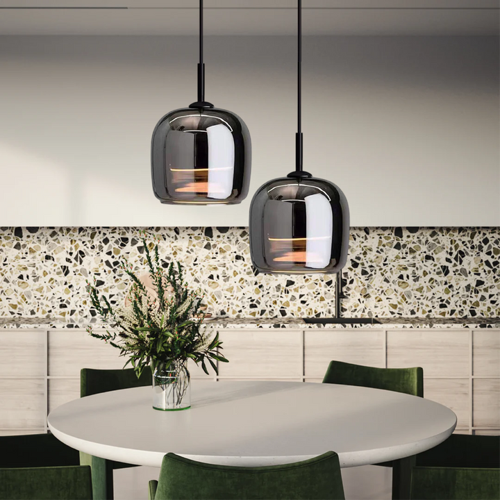 Black Glass Pendant Light – Modern Kitchen Pendant Lighting for Stylish Interiors 2