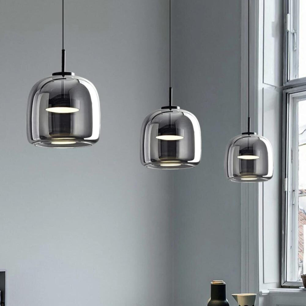 Black Glass Pendant Light – Modern Kitchen Pendant Lighting for Stylish Interiors 5