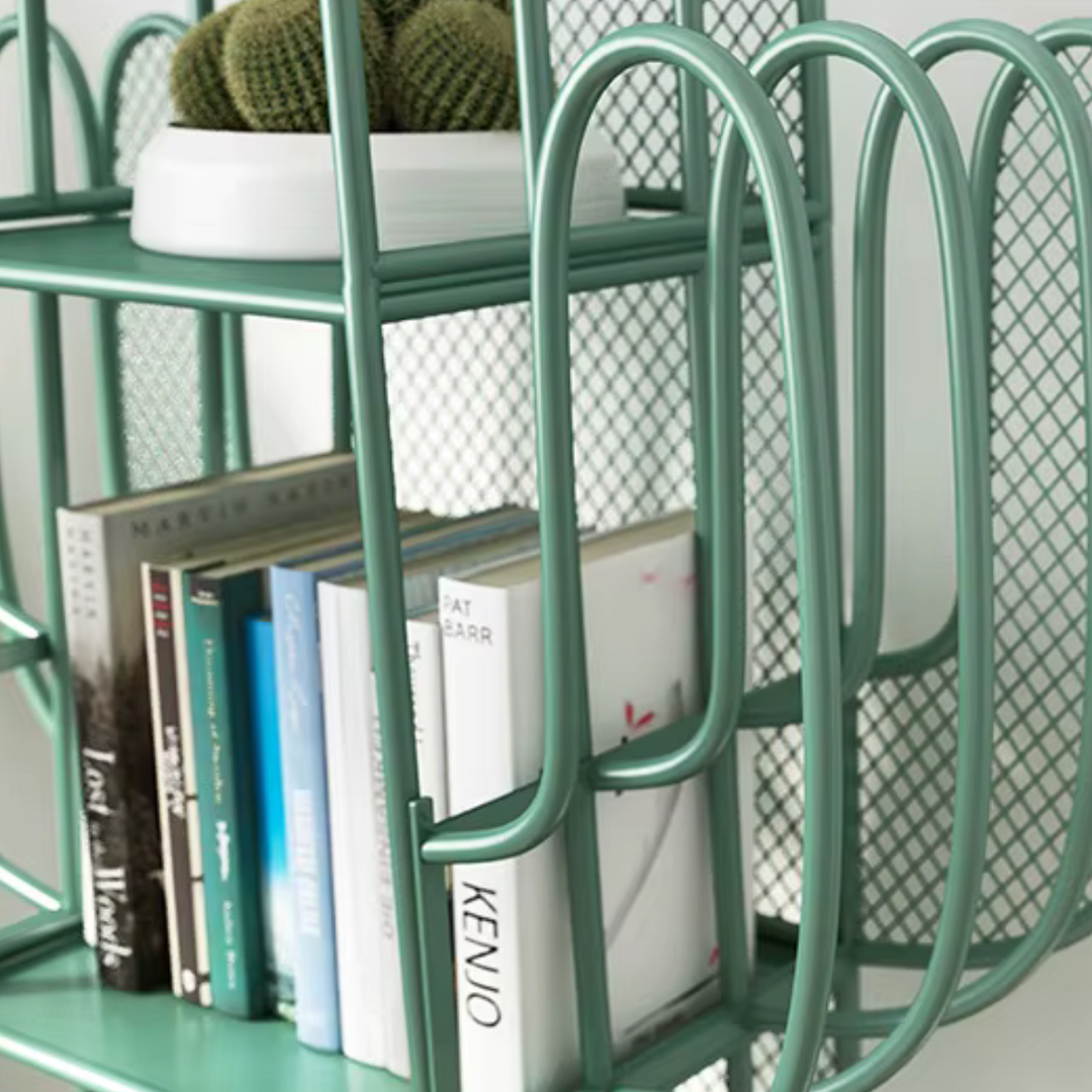 Cactus-Shaped Kids' Book Shelf – Whimsical Storage for Playroom or Bedroom 8