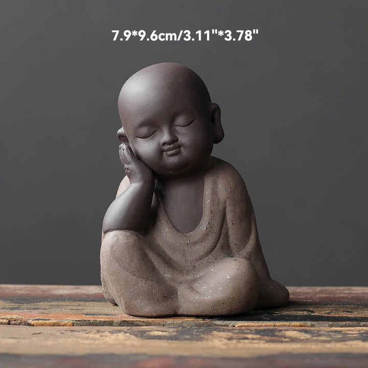 Ceramic Buddha Statue for Home Décor – Tranquil Monk Figurine for Living Room or Garden 27