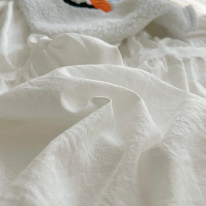 Chic Pleated Bedding Set with Soft Duvet Cover – Elegant Comfort for Twin, Double, Queen, or King Size 5