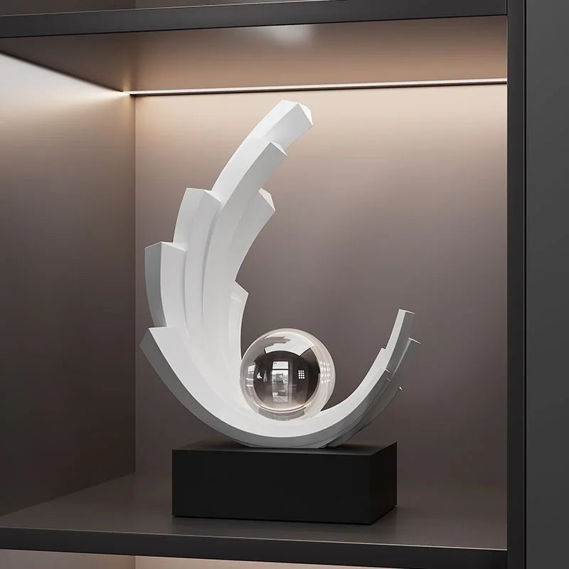 Collectible Figurine for Home Decor – Modern Art Accent for Living Room or Office 1