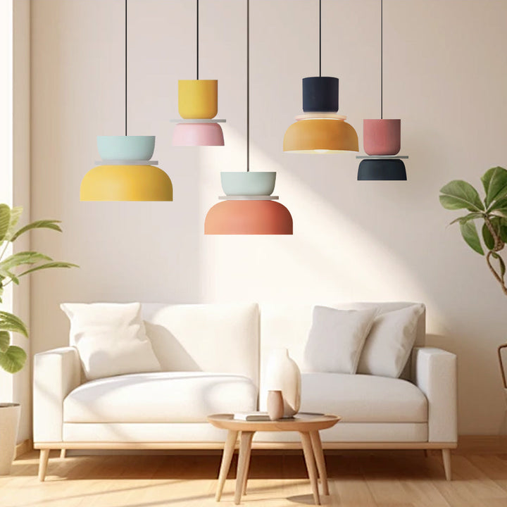 Color Block Nordic Pendant Light – Stylish Kitchen Pendant Lighting for Modern Spaces 1