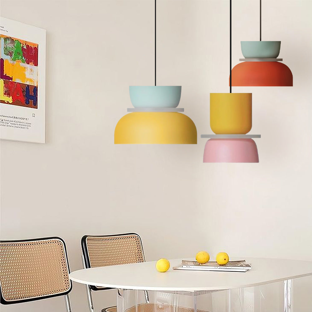 Color Block Nordic Pendant Light – Stylish Kitchen Pendant Lighting for Modern Spaces 2